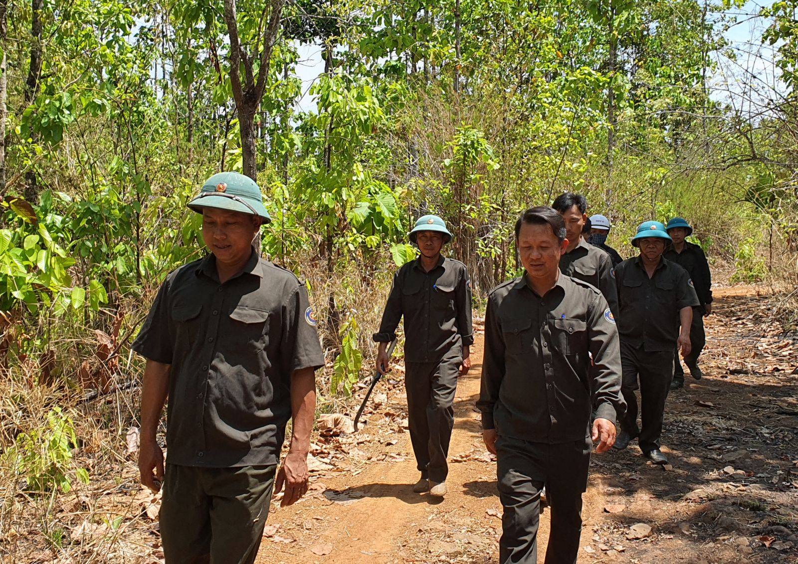 Gian nan giữ rừng ở công ty TNHH lâm nghiệp Buôn Ja Wầm